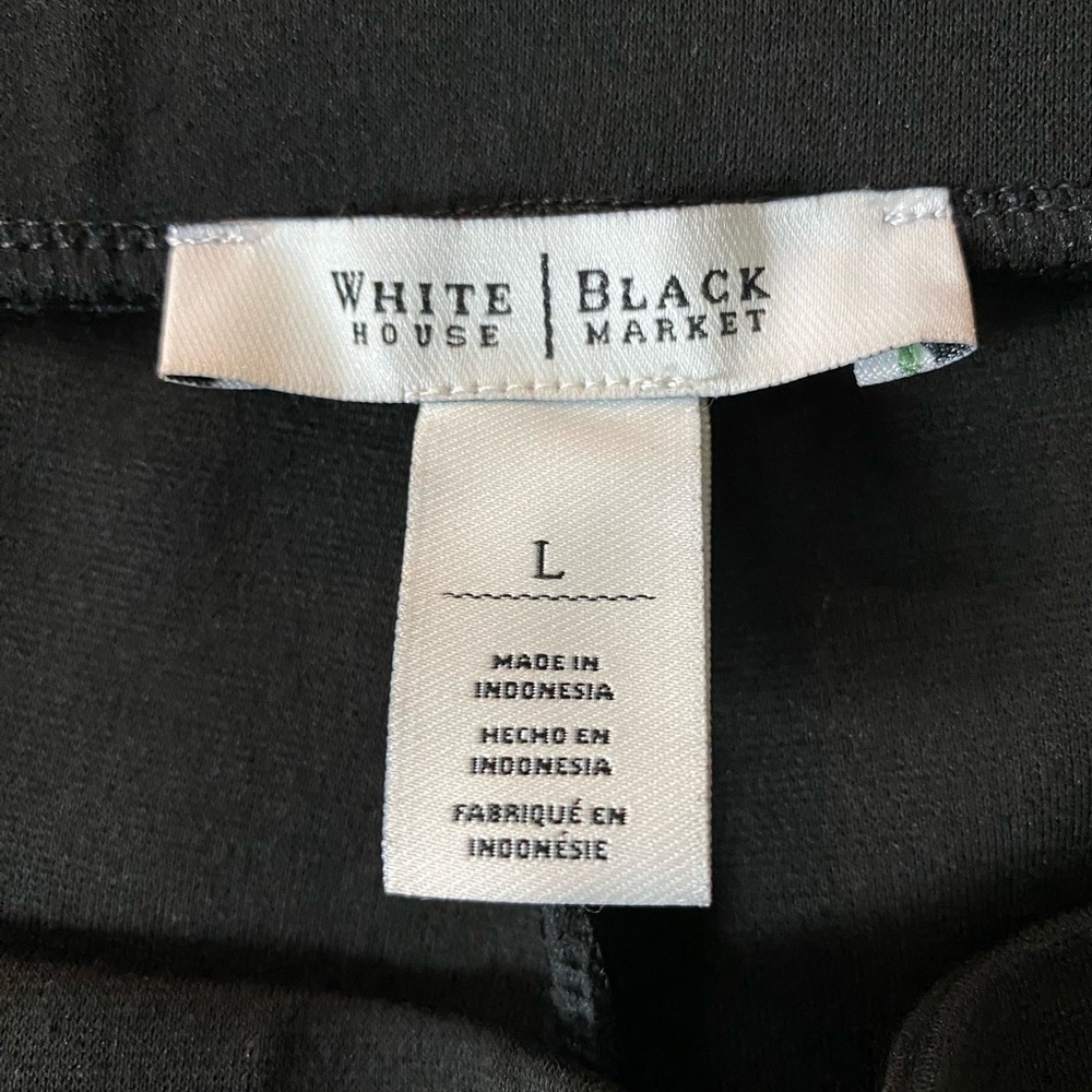 WHBM black pants leggings wide elastic waist Never Worn L
C - Picture 3 of 9